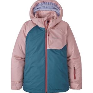 Patagonia Girls’ Snowbelle Ski Jacket in Pink/Teal Medium(10)